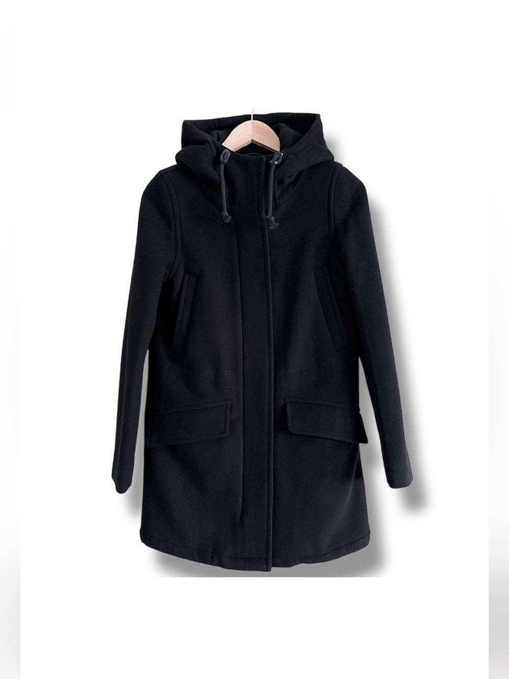 Aritzia Wilfred Free Wool Cashmere Coat Black Size XS